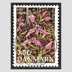 FRIMRKER DANMARK | 1990 - AFA 971 - Dansk flora - 3,50 Kr. flerfarvet - Pragt Stemplet