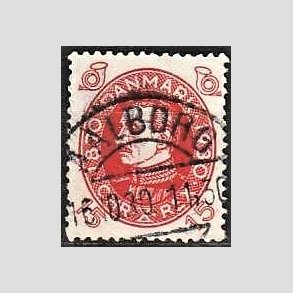 FRIMRKER DANMARK | 1930 - AFA 190 - Chr. X 60 r 15 re rd - Lux Stemplet