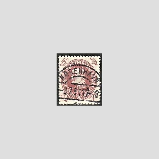 FRIMRKER DANMARK | 1930 - AFA 194 - Chr. X 60 r 35 re rdbrun - Lux Stemplet 