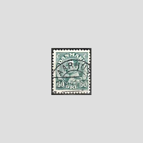 FRIMRKER DANMARK | 1934 - AFA 210 - Chr. X 60 re blgrn - Lux Stemplet