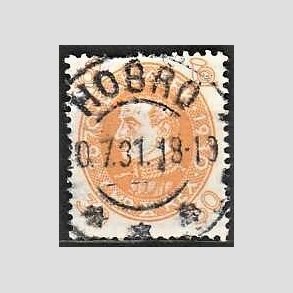 FRIMRKER DANMARK | 1930 - AFA 193 - Chr. X 60 r 30 re gul - Lux Stemplet