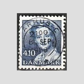 FRIMRKER DANMARK | 1988 - AFA 898 - Dronning Margrethe - 4,10 Kr. bl - Pragt Stemplet