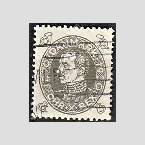 FRIMRKER DANMARK | 1930 - AFA 188 - Chr. X 60 r - 8 re gr - Stemplet