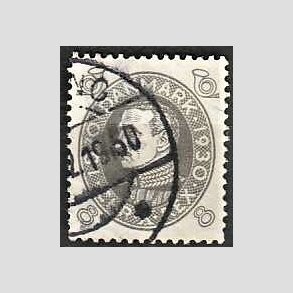 FRIMRKER DANMARK | 1930 - AFA 188 - Chr. X 60 r - 8 re gr - Stemplet