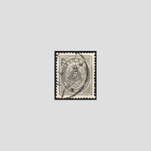 FRIMRKER ISLAND | 1875-76 - AFA 7 - 6 aur gr tk. 14 - Stemplet