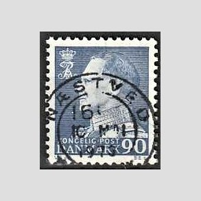 FRIMRKER DANMARK | 1967 - AFA 463F - Fr. IX 90 re bl - Lux Stemplet Nstved