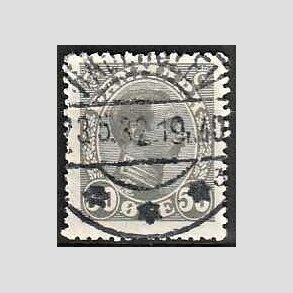 FRIMRKER DANMARK | 1921-22 - AFA 129a - Chr. X 50 re gr - Lux Stemplet Haderslev