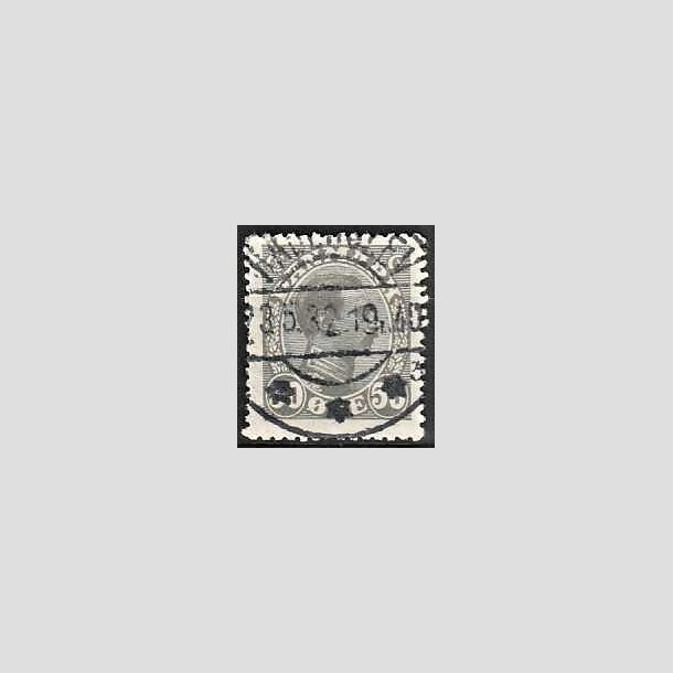 FRIMRKER DANMARK | 1921-22 - AFA 129a - Chr. X 50 re gr - Lux Stemplet Haderslev