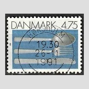 FRIM�RKER DANMARK | 1991 - AFA 997 - Dansk Brugskunst - 4,75 Kr. flerfarvet - Pragt Stemplet