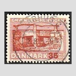 FRIMRKER DANMARK | 1964 - AFA 422F - Grnseforeningen - 35 + 10 re brunrd - Lux Stemplet