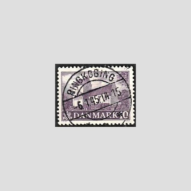 FRIMRKER DANMARK | 1944 - AFA 285 - Landsbykirker - 10 re violet - Pragt Stemplet