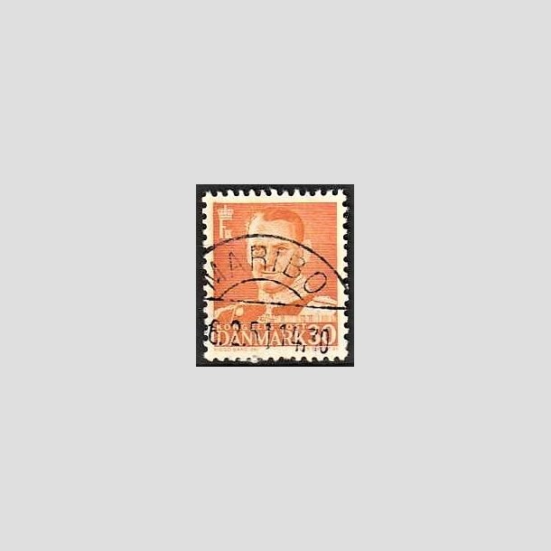 FRIMRKER DANMARK | 1948-50 - AFA 309 - Fr. IX 30 re orange - Lux Stemplet