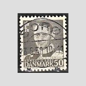 FRIMRKER DANMARK | 1948-50 - AFA 312 - Fr. IX 50 re gr - Pragt Stemplet