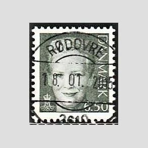 FRIMRKER DANMARK | 2002 - AFA 1305 - Dronning Margrethe II - 6,50 stlgrn - Pragt Stemplet