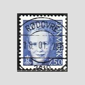 FRIMRKER DANMARK | 2005 - AFA 1413 - Dronning Margrethe II - 7,50 bl - Pragt Stemplet