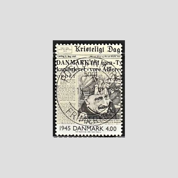 FRIMRKER DANMARK | 2000 - AFA 1257 - 1900 tallet serie 3 - 4,00 Kr. flerfarvet - Pragt Stemplet