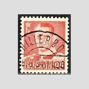 FRIMRKER DANMARK | 1952-53 - AFA 343 - Fr. IX 95 re orangerd - Lux Stemplet 