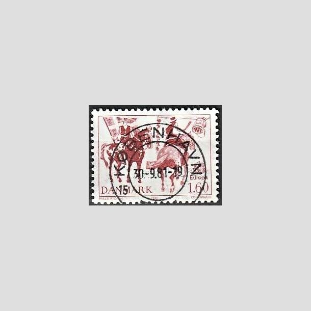 FRIMRKER DANMARK | 1981 - AFA 727 - Folklore - 1,60 Kr. rd - Pragt Stemplet Kbenhavn