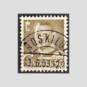 FRIMRKER DANMARK | 1952-53 - AFA 342 - Fr. IX 90 re oliven - Lux Stemplet
