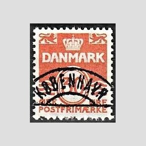 FRIM�RKER DANMARK | 1981 - AFA 741 - B�lgelinie - 30 �re orange - Pragt Stemplet
