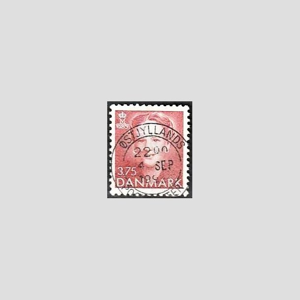 FRIMRKER DANMARK | 1992 - AFA 1017 - Dronning Margrethe - 3,75 Kr. rd - Pragt Stemplet