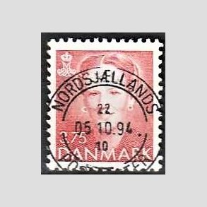 FRIMRKER DANMARK | 1992 - AFA 1017 - Dronning Margrethe - 3,75 Kr. rd - Pragt Stemplet