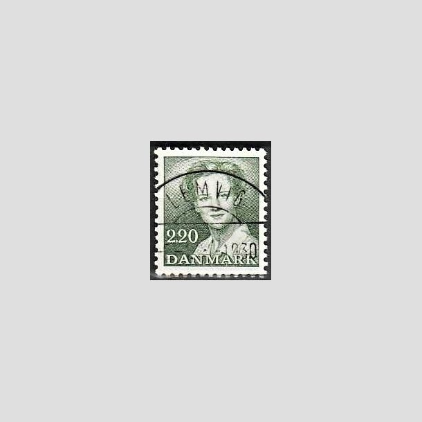 FRIMRKER DANMARK | 1983 - AFA 773 - Dronning Margrethe - 2,20 Kr. grn - Pragt Stemplet
