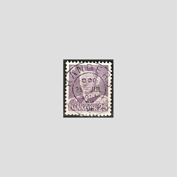 FRIMRKER DANMARK | 1955 - AFA 360 - Fr. IX 25 re violet - Lux Stemplet