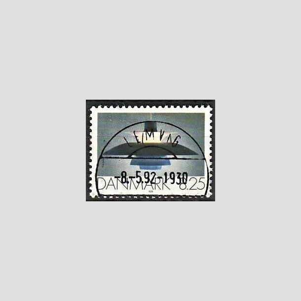 FRIMRKER DANMARK | 1991 - AFA 998 - Dansk Brugskunst - 8,25 Kr. flerfarvet - Pragt Stemplet