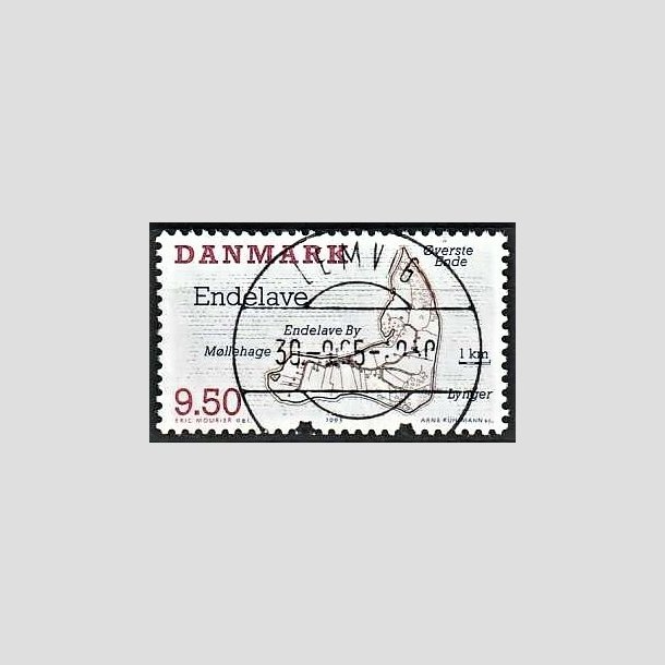 FRIMRKER DANMARK | 1995 - AFA 1089 - Danske smer - 9,50 Kr. flerfarvet - Pragt Stemplet (Pragtmrke)