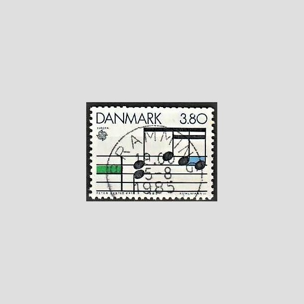 FRIMRKER DANMARK | 1985 - AFA 830 - Europamrker "Musik" - 3,80 Kr. flerfarvet - Pragt Stemplet