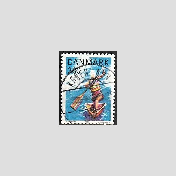 FRIMRKER DANMARK | 1985 - AFA 837 - Sport - 3,80 Kr. flerfarvet - Pragt Stemplet