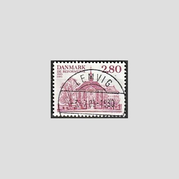 FRIMRKER DANMARK | 1985 - AFA 825 - Reformerte meninghed 300 r - 2,80 Kr. rosa - Pragt Stemplet Lemvig