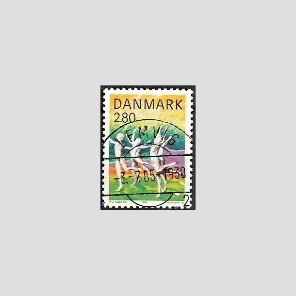 FRIMRKER DANMARK | 1985 - AFA 836 - Sport - 2,80 Kr. flerfarvet - Pragt Stemplet Lemvig