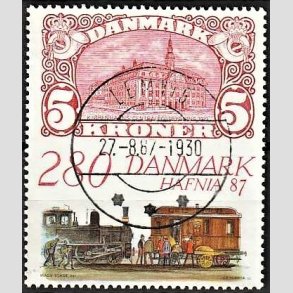FRIMRKER DANMARK | 1987 - AFA 888 - Hafnia 87 - 2,80 Kr. flerfarvet - Lux Stemplet