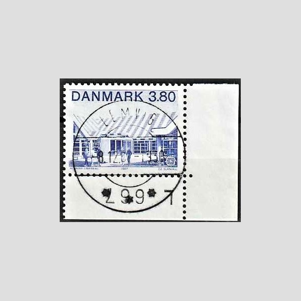 FRIMRKER DANMARK | 1987 - AFA 883 - Europamrker - 3,80 Kr. bl - Pragt Stemplet