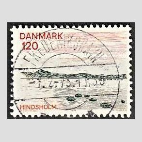 FRIM�RKER DANMARK | 1974 - AFA 570 - Fyn - 120 �re flerfarvet - Pragt Stemplet Frederikshavn