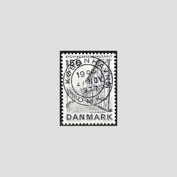 FRIMRKER DANMARK | 1975 - AFA 593 - Bygningsfredning - 150 re blgr - Pragt Stemplet