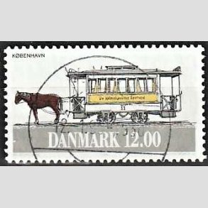 FRIM�RKER DANMARK | 1994 - AFA 1073 - Sporvogne - 12,00 Kr. flerfarvet - Pragt Stemplet