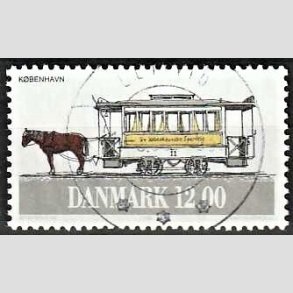 FRIM�RKER DANMARK | 1994 - AFA 1073 - Sporvogne - 12,00 Kr. flerfarvet - Pragt Stemplet