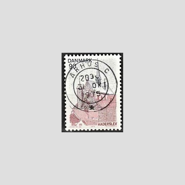 FRIMRKER DANMARK | 1975 - AFA 598 - Snderjylland - 90 re rd/brun/mrkbl - Pragt Stemplet rhus C