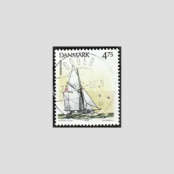 FRIMRKER DANMARK | 1993 - AFA 1046 - Sejlskibe - 4,75 Kr. flerfarvet - Pragt Stemplet