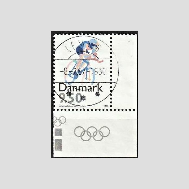 FRIMRKER DANMARK | 1996 - AFA 1114 - Sport - 9,50 Kr. flerfarvet - Pragt Stemplet (Pragtmrke)