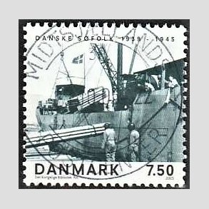 FRIM�RKER DANMARK | 2005 - AFA 1436 - Danske s�folk - 7,50 Kr. Avancaj - Pragt Stemplet