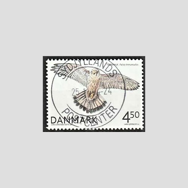 FRIMRKER DANMARK | 2004 - AFA 1409 - Rovfugle i Danmark - 4,50 Kr. Trnfalk - Pragt Stemplet