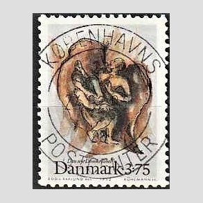 FRIM�RKER DANMARK | 1992 - AFA 1034 - Biblen - 3,75 Kr. flerfarvet - Pragt Stemplet