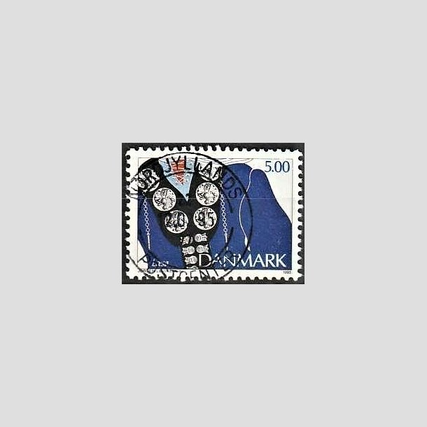 FRIMRKER DANMARK | 1993 - AFA 1055 - Almuesmykker - 5,00 Kr. flerfarvet - Lux Stemplet