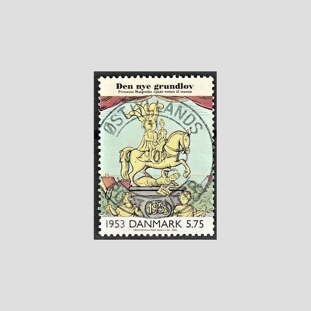 FRIMRKER DANMARK | 2000 - AFA 1258 - 1900 tallet serie 3 - 5,75 Kr. flerfarvet - Pragt Stemplet