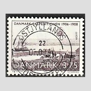 FRIM�RKER DANMARK | 1994 - AFA 1067 - Europam�rker - 3,75 Kr. violet - Pragt Stemplet