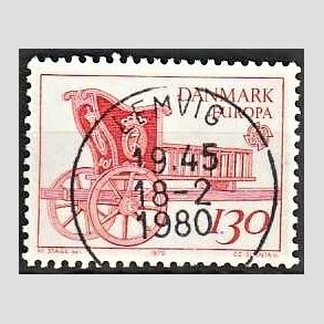 FRIM�RKER DANMARK | 1979 - AFA 682 - Europam�rker - 1,30 Kr. r�d - Lux Stemplet